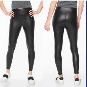 Athleta High Rise Gleam Faux Leather Legging